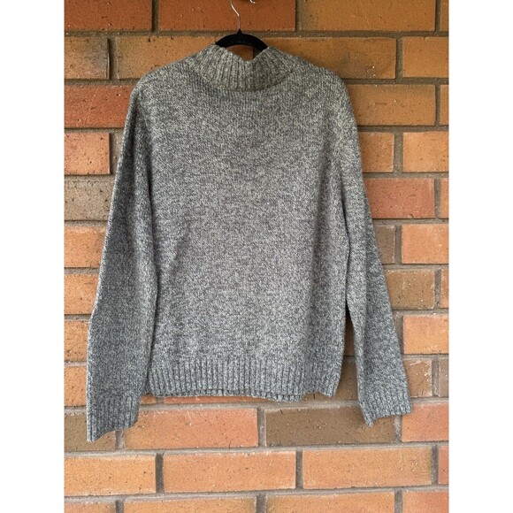 David Taylor Shawl Neck Sweater Long Sleeve Golf Pullover | Gray | Men's‎ Large - Picture 2 of 14